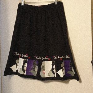 Rare Disney Tokyo Resort Fashionable Villains Skirt
